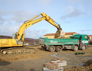 Hoofields: Site Preparation