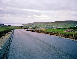 Mid Yell Road Works