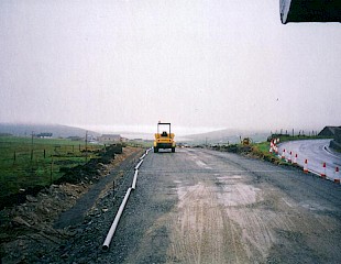 Mid Yell Road Works