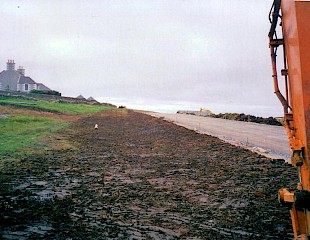 Mid Yell Road Works