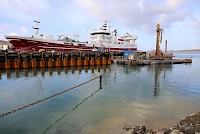 New Year Start on Jetty