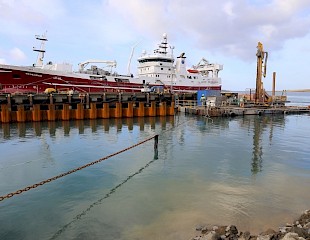 New Year Start on Jetty