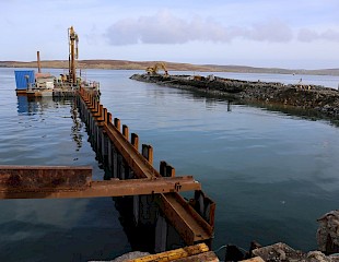 New Year Start on Jetty