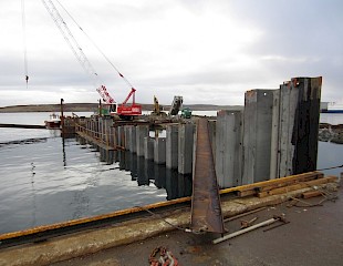 New Year Start on Jetty